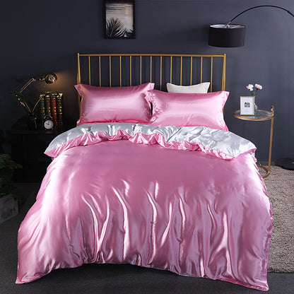 SilkenDream - Luxury 4-Piece Satin Bedding Set