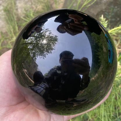 ObsidianSphere | Elegant Natural Crystal Home Décor Accent Piece 7