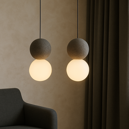 Obsidian Pendant Lamp 1