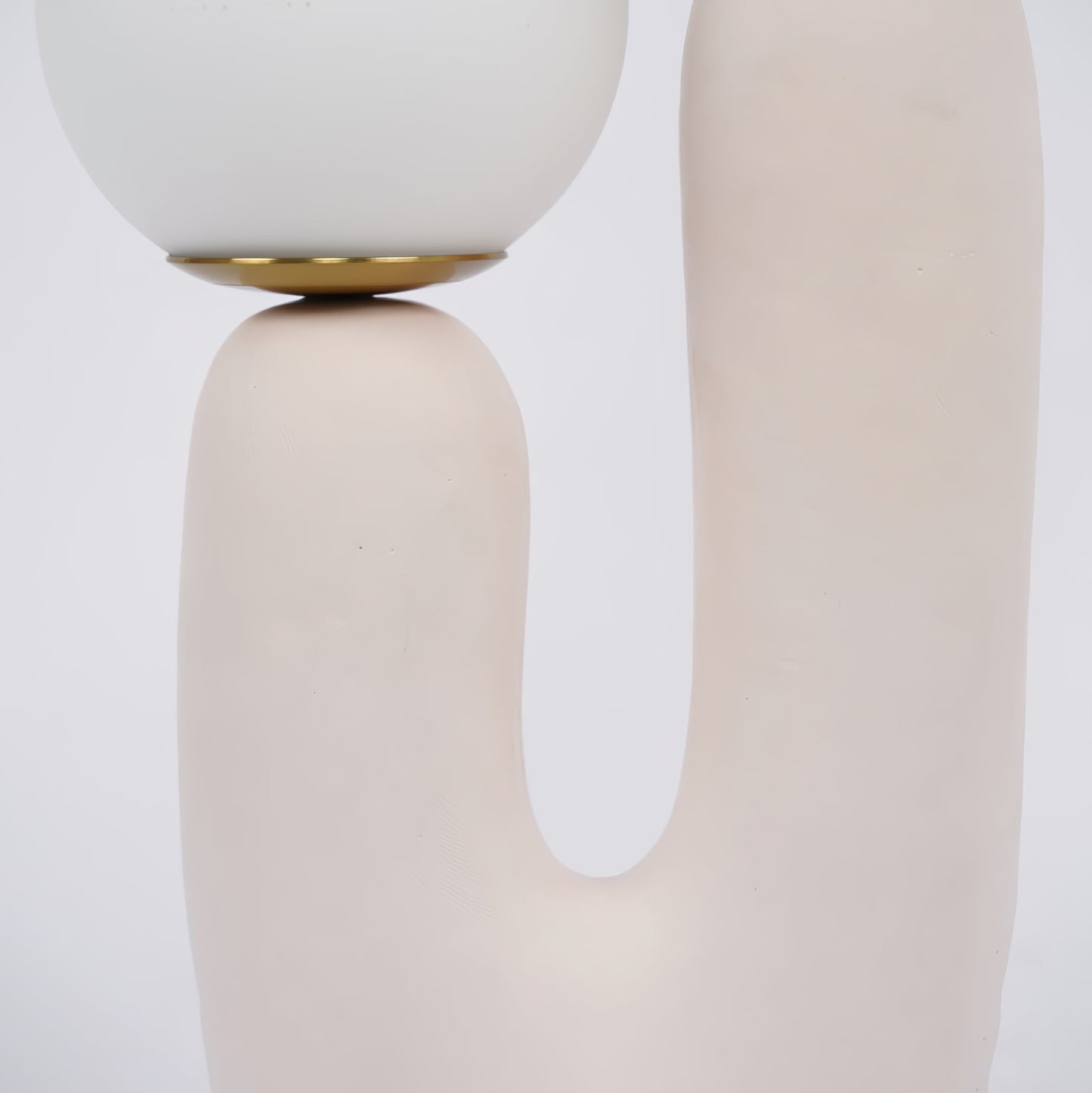 ClearLume – Sleek Glass and Resin Table Lamp