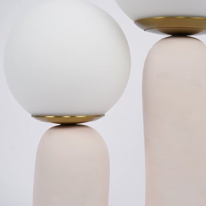 ClearLume – Sleek Glass and Resin Table Lamp