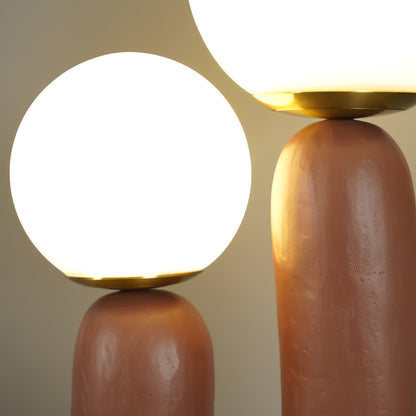 ClearLume – Sleek Glass and Resin Table Lamp