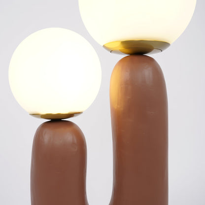 ClearLume – Sleek Glass and Resin Table Lamp