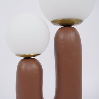 ClearLume – Sleek Glass and Resin Table Lamp