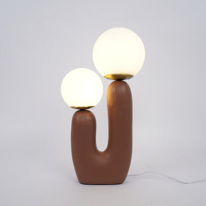 ClearLume – Sleek Glass and Resin Table Lamp
