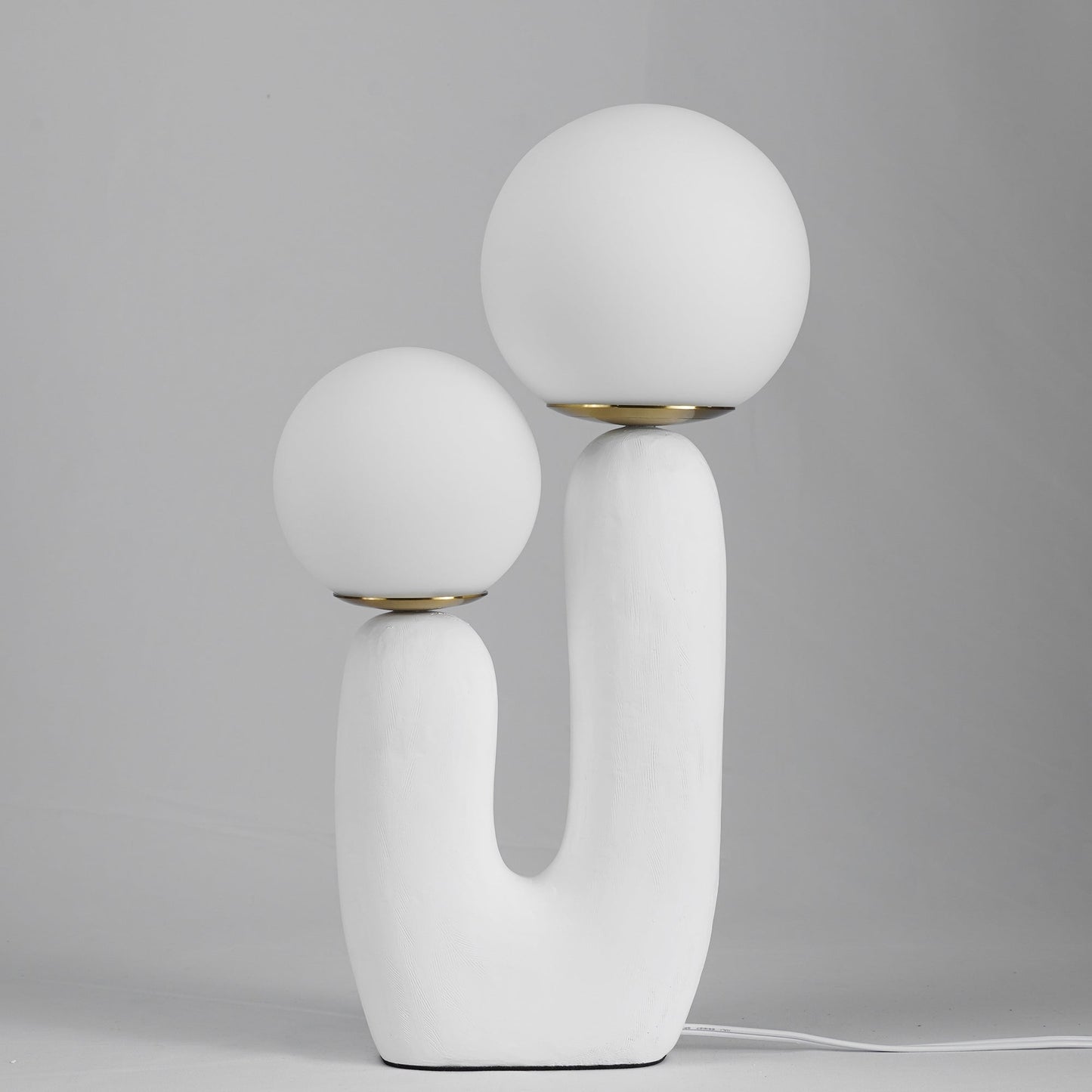 ClearLume – Sleek Glass and Resin Table Lamp