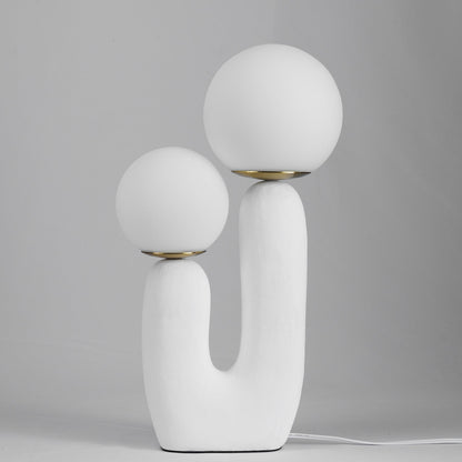 ClearLume – Sleek Glass and Resin Table Lamp