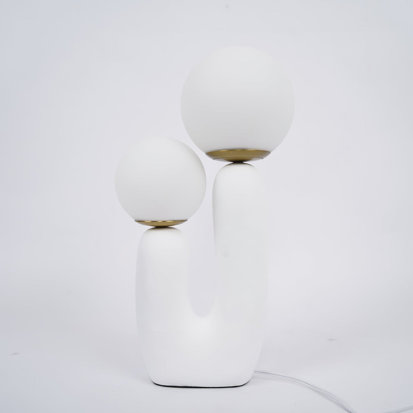 ClearLume – Sleek Glass and Resin Table Lamp
