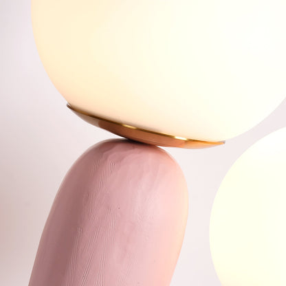 ClearLume – Sleek Glass and Resin Table Lamp