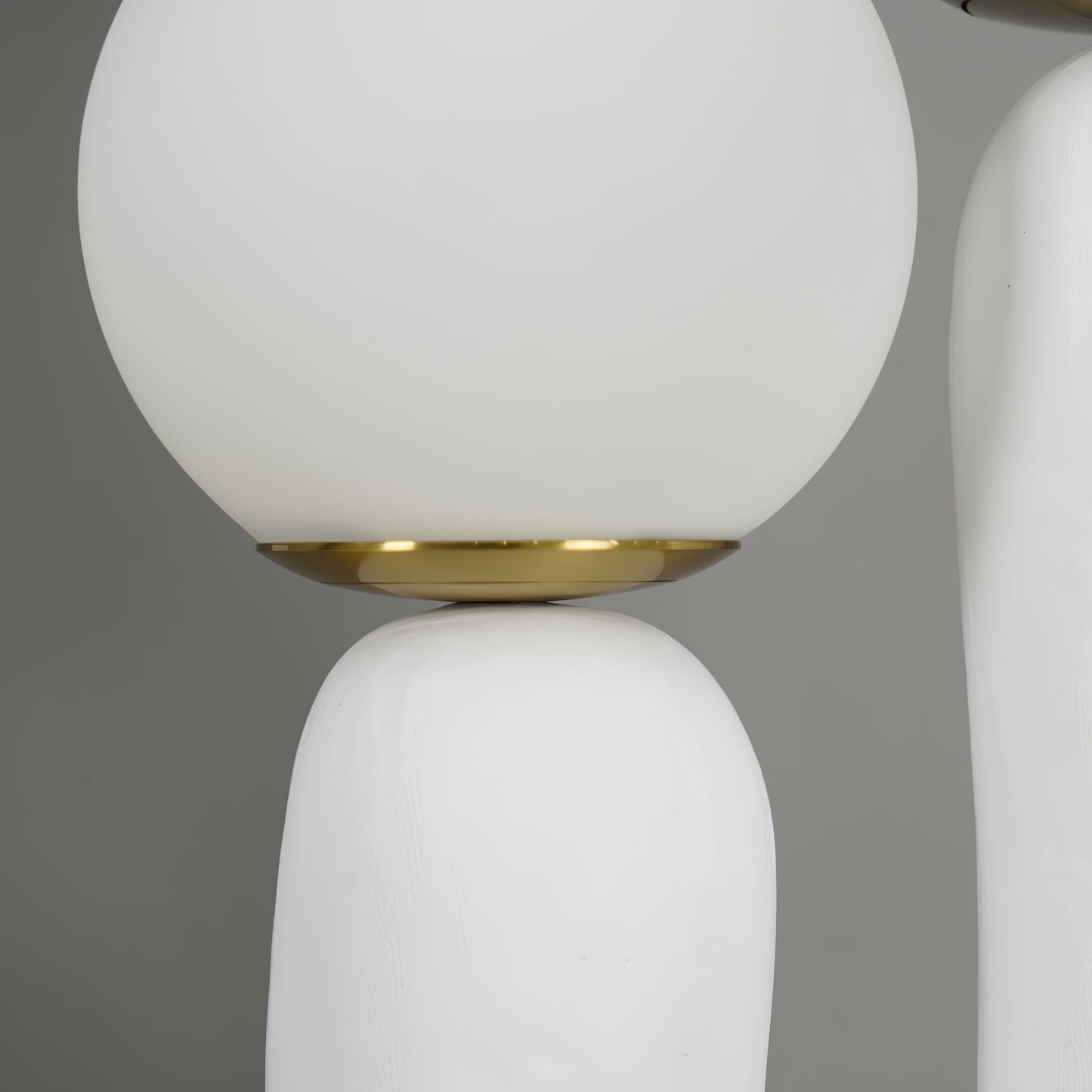 ClearLume – Sleek Glass and Resin Table Lamp
