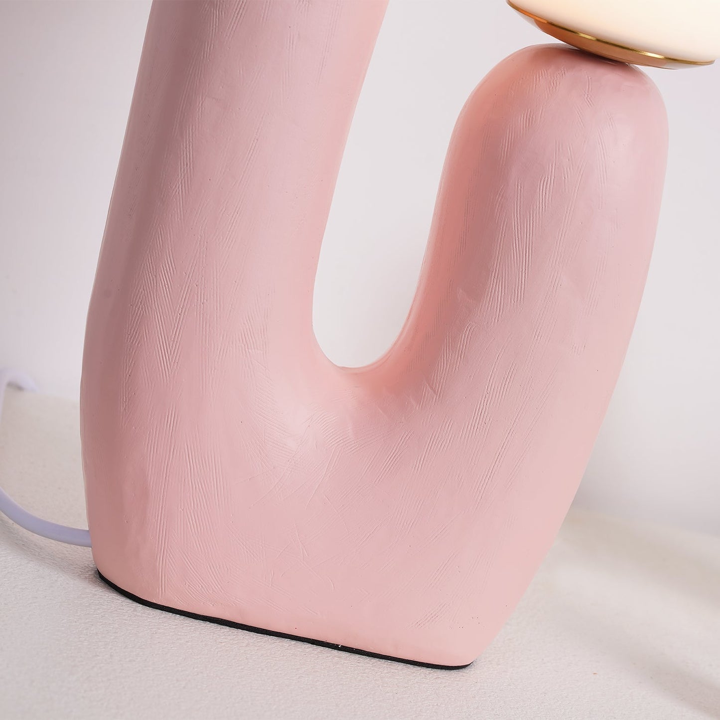 ClearLume – Sleek Glass and Resin Table Lamp