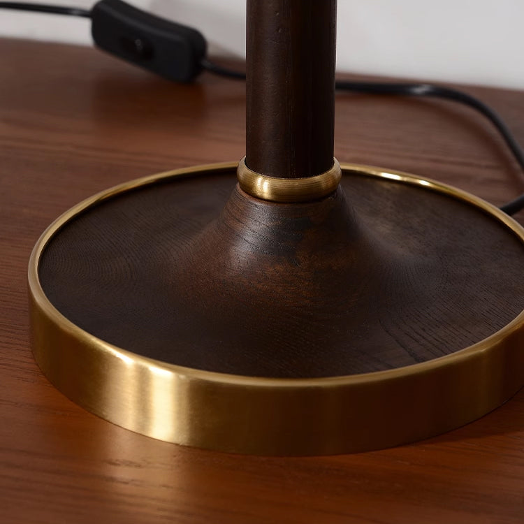 OrchidLite - Lámpara de Mesa Elegante con Pantalla de Tela Moderna