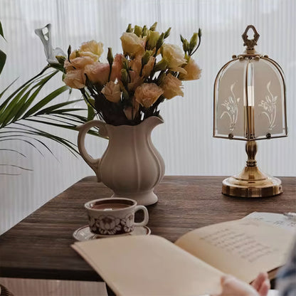 RadiantBloom - Lampe en Verre Orchidée