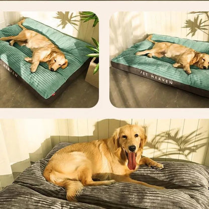 Orthopedic Dog Bed for Large Dogs with Supportive Foam and Soft Fleece Cover - Comfortable and Non-Slip 2