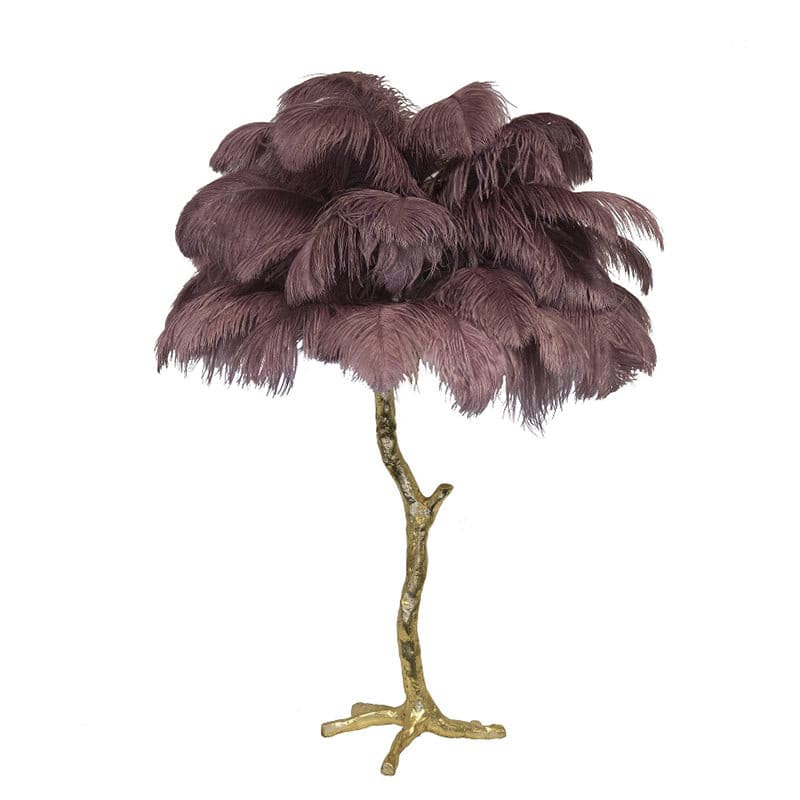 FeatherGlam – Luxuriöse Tischlampe
