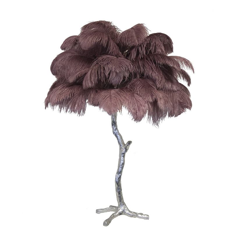 FeatherGlam – Luxuriöse Tischlampe