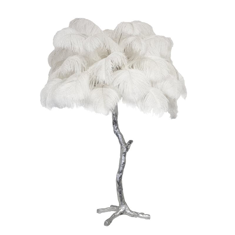 FeatherGlam – Luxuriöse Tischlampe