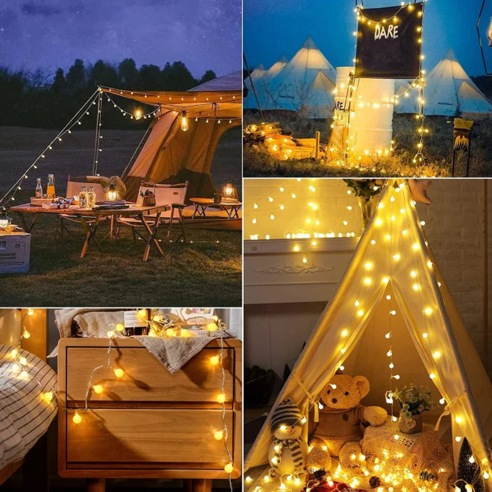 Outdoor Fairy Lights Solar String Waterproof Garden Decor 3