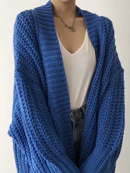 Oversize Split Knit Outerwear 2