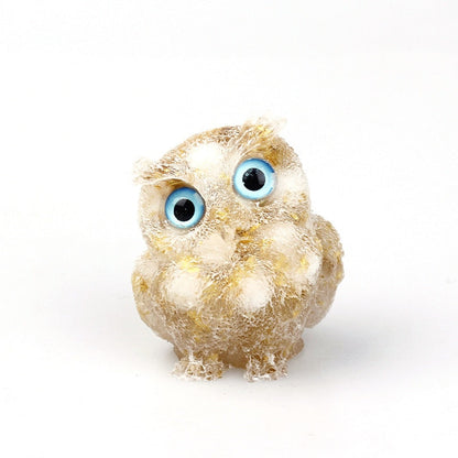 OwlStone | Charming Handcrafted Natural Crystal Owl Figurine for Décor 12
