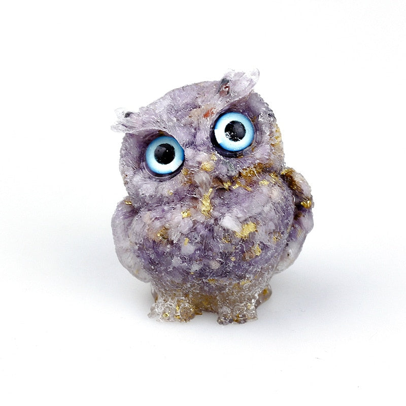 OwlStone | Charming Handcrafted Natural Crystal Owl Figurine for Décor 13