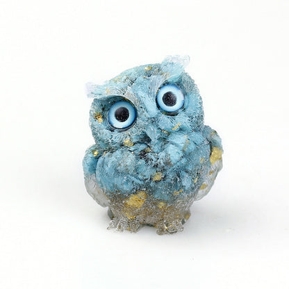 OwlStone | Charming Handcrafted Natural Crystal Owl Figurine for Décor 19
