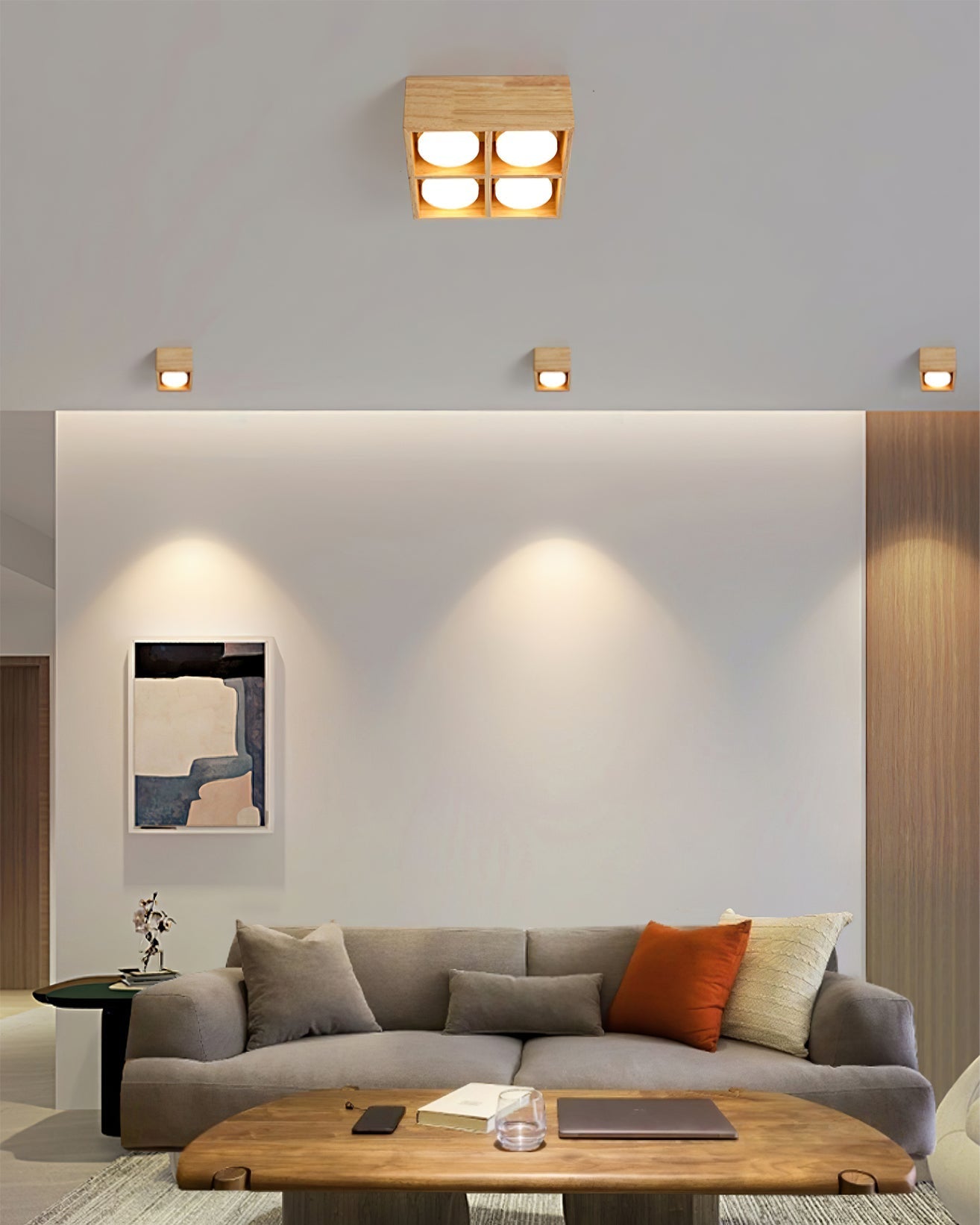 OzawaGlow - Lámpara de Techo Elegante