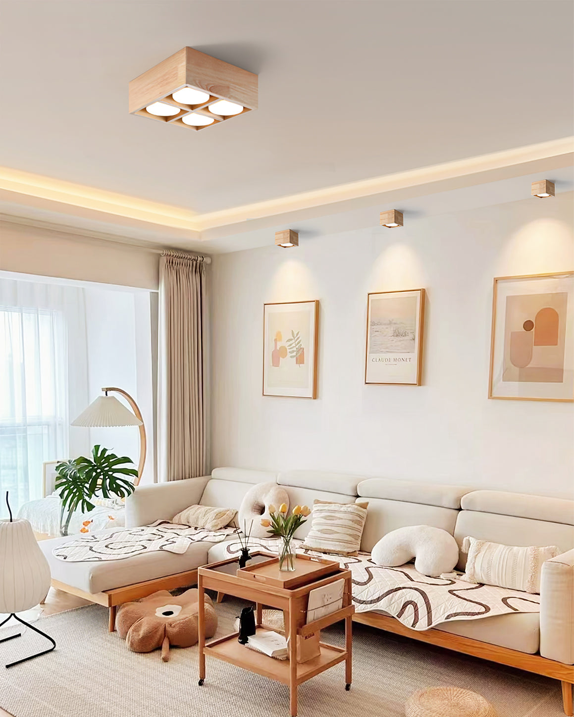 OzawaGlow - Lámpara de Techo Elegante