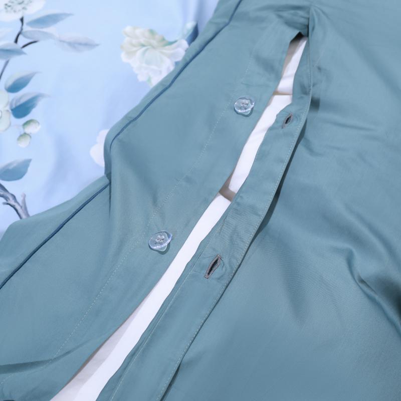 SoleilBlue – Juego de sábanas de algodón egipcio elegante