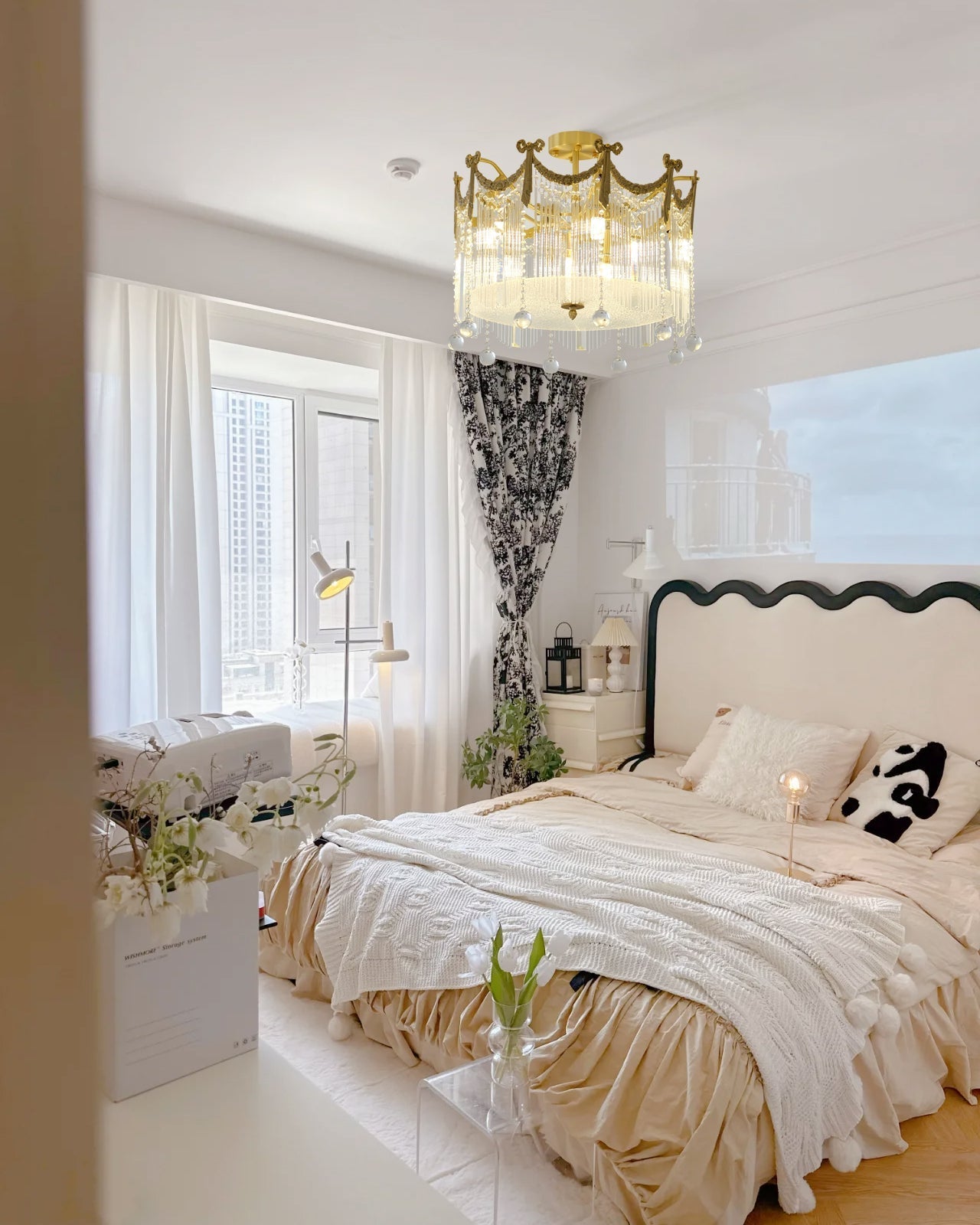 CrystalRain - Luminaire Plafonnier Goutte d'Eau