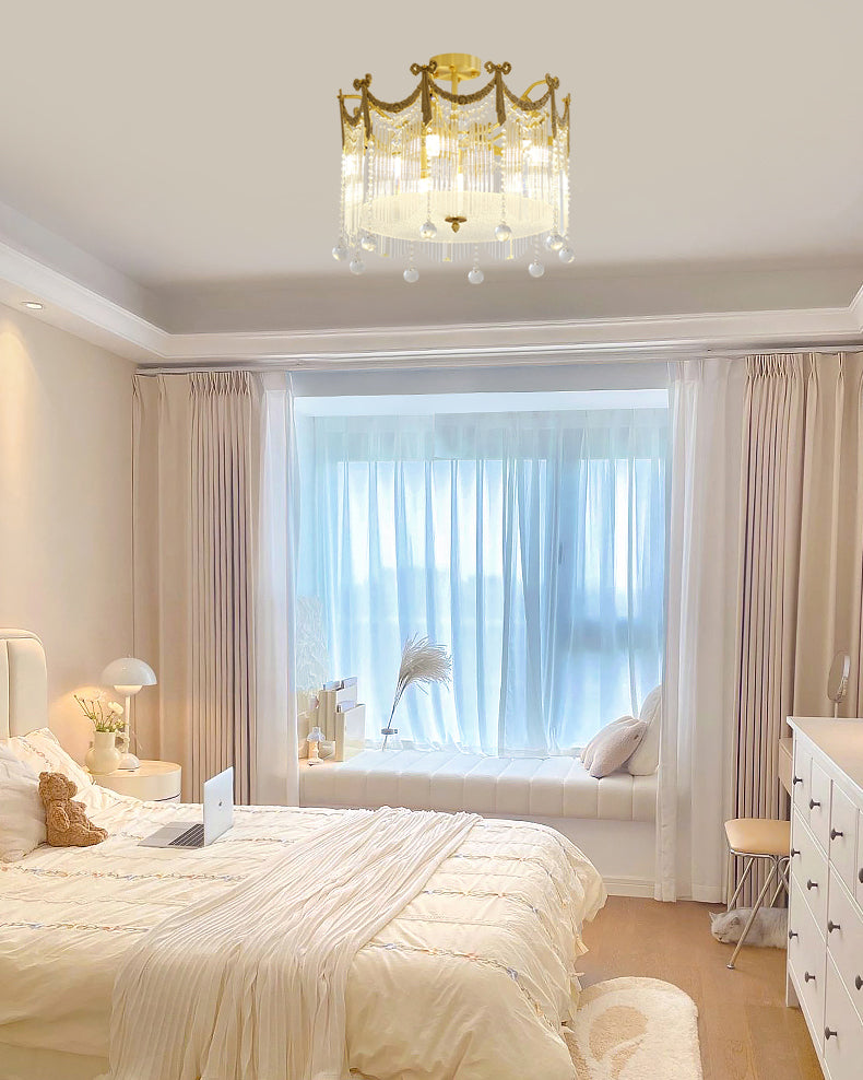 CrystalRain - Luminaire Plafonnier Goutte d'Eau