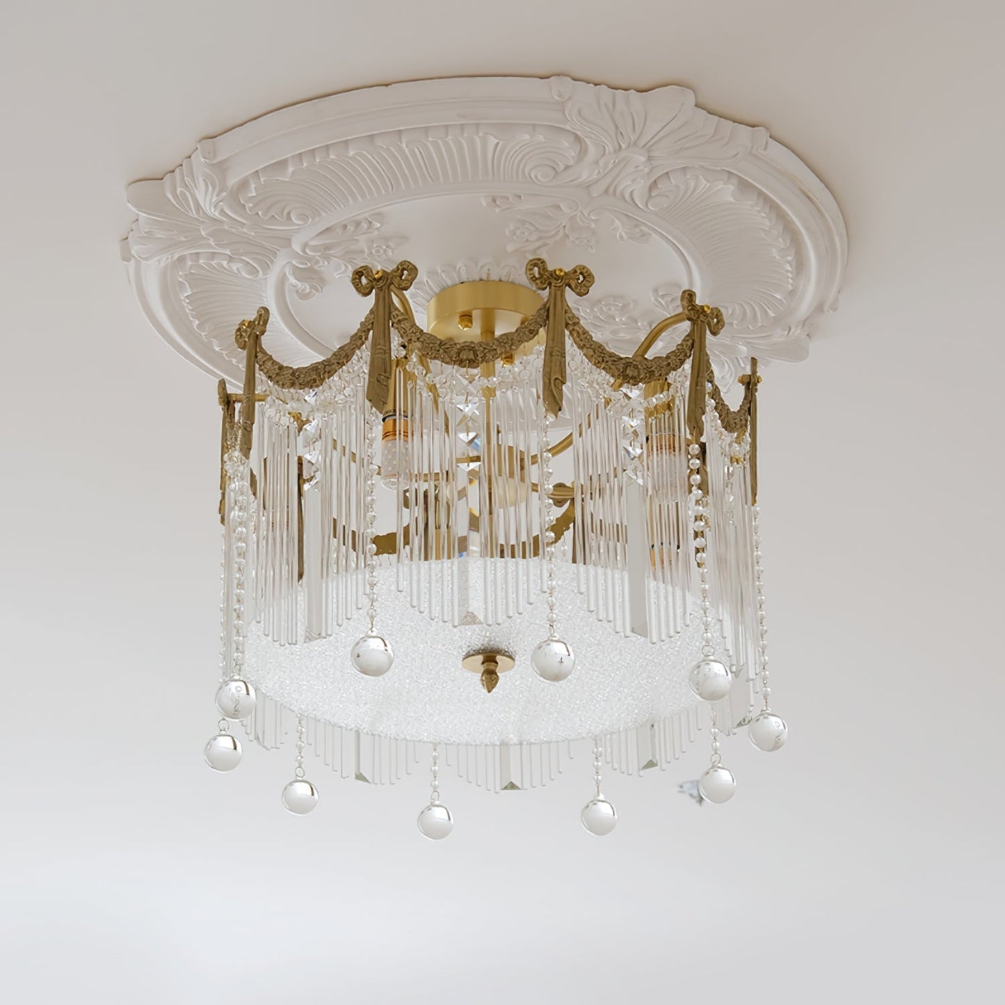CrystalRain - Luminaire Plafonnier Goutte d'Eau