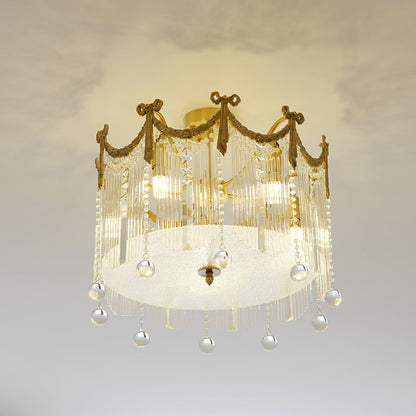 CrystalRain - Luminaire Plafonnier Goutte d'Eau