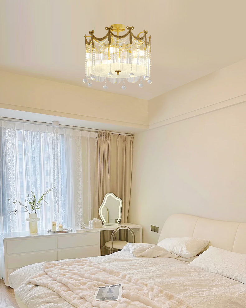 CrystalRain - Luminaire Plafonnier Goutte d'Eau