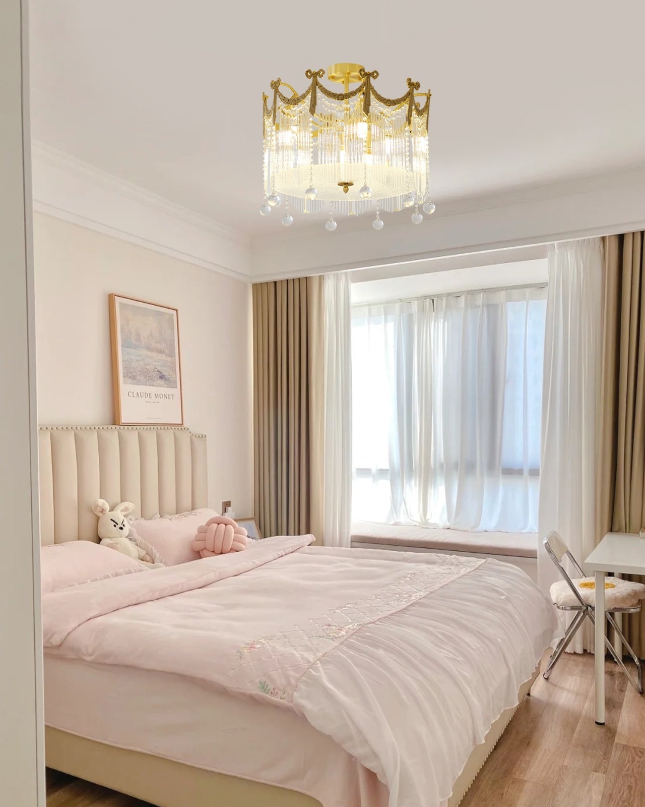 CrystalRain - Luminaire Plafonnier Goutte d'Eau