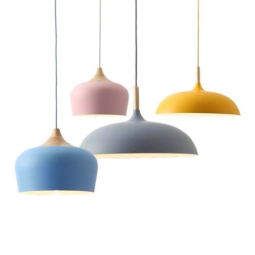 PastelGlow | Charming Retro Metal Kitchen Pendant Lighting Fixture 1