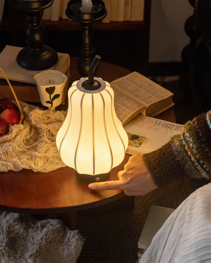 PearLume - Lámpara de Mesa Creativa con Batería Recargable