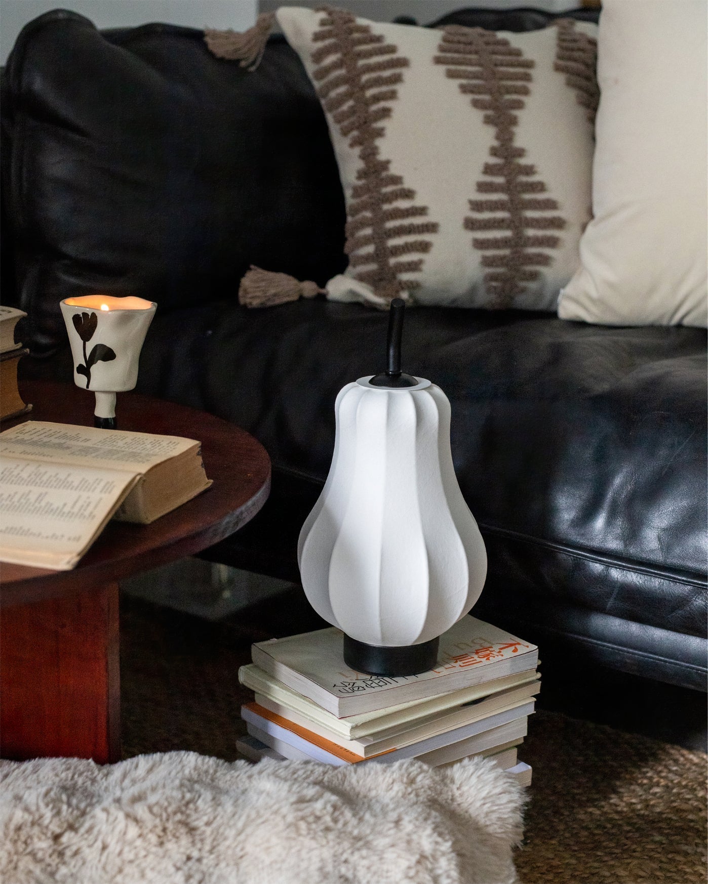 PearLume - Lámpara de Mesa Creativa con Batería Recargable