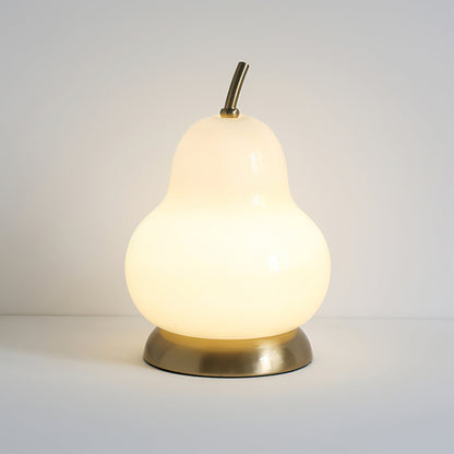 RadiantPear - Lampe de table en verre portable