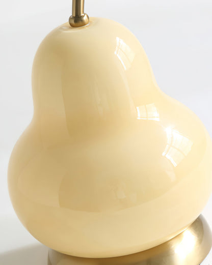 RadiantPear - Lampe de table en verre portable