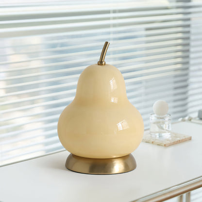 RadiantPear - Lampe de table en verre portable