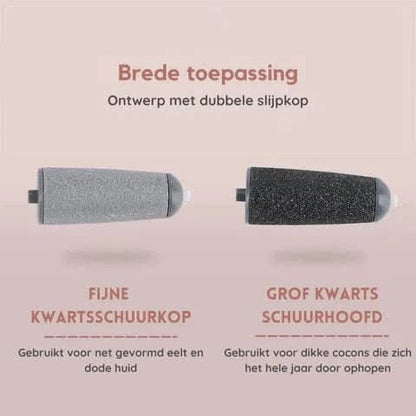 Pediluxe – Electric foot care device with dual-speed motor for smooth and silky feet 6