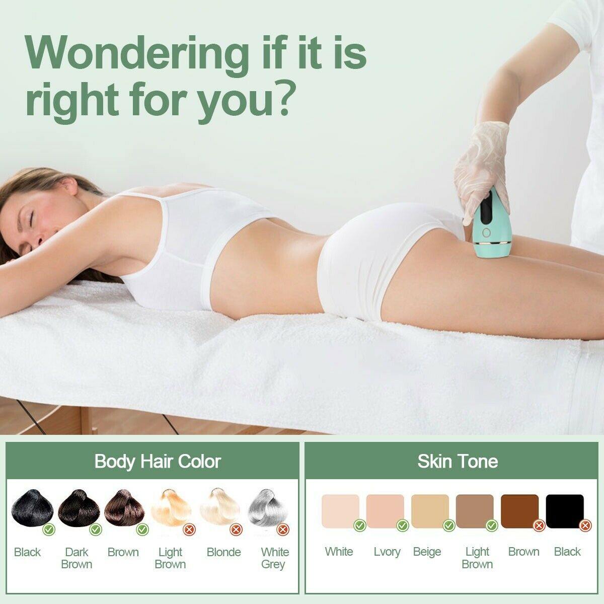 Permanent Laser Hair Removal Epilator For Face and Body 4