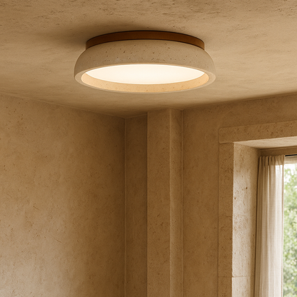 Piedra Travertine Ceiling Lamp 5