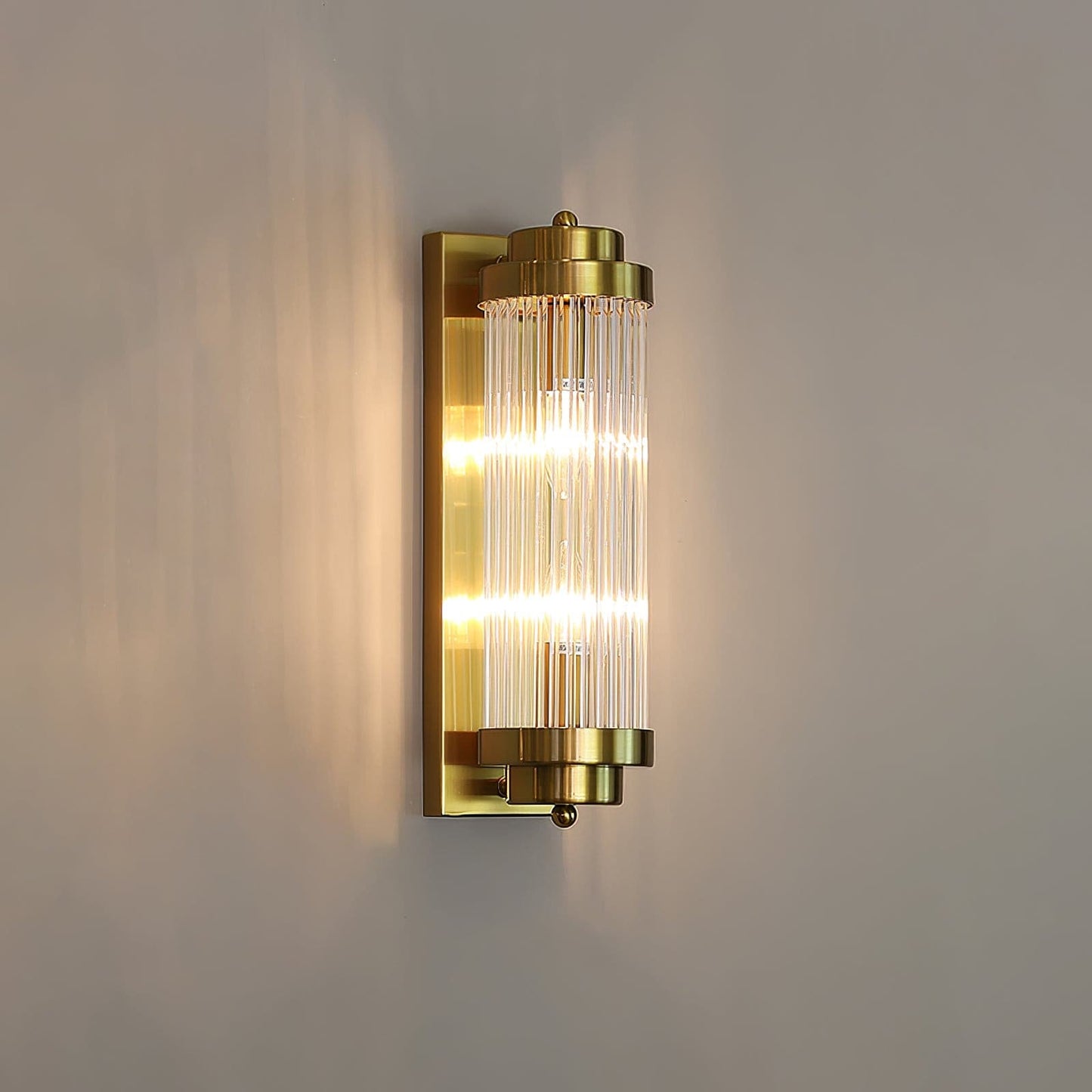 FlareGold – Elegant Gold Wall Light with LED Efficiency