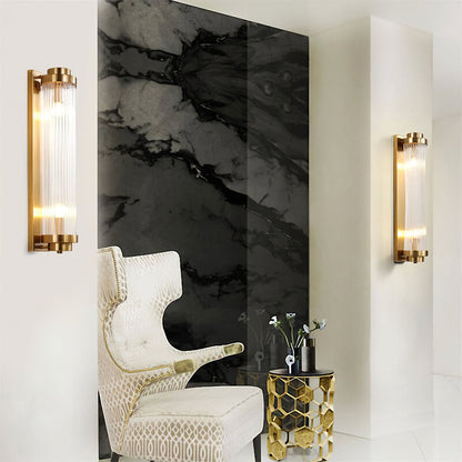 FlareGold – Elegant Gold Wall Light with LED Efficiency