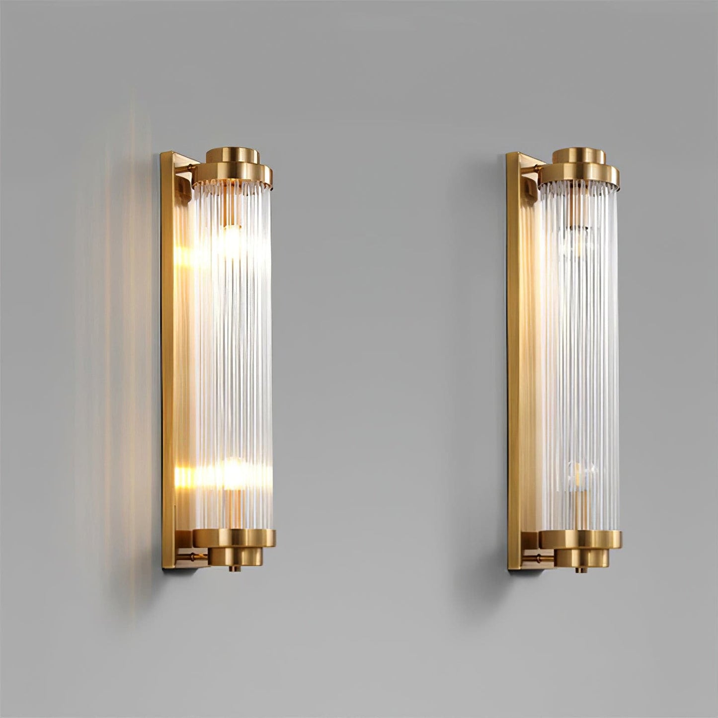 FlareGold – Elegant Gold Wall Light with LED Efficiency