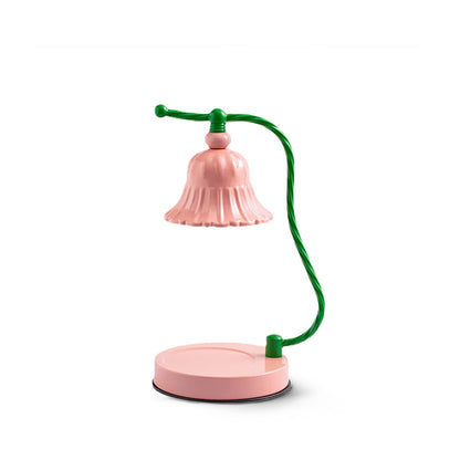 BloomAura – Charming Pink Glass Table Lamp