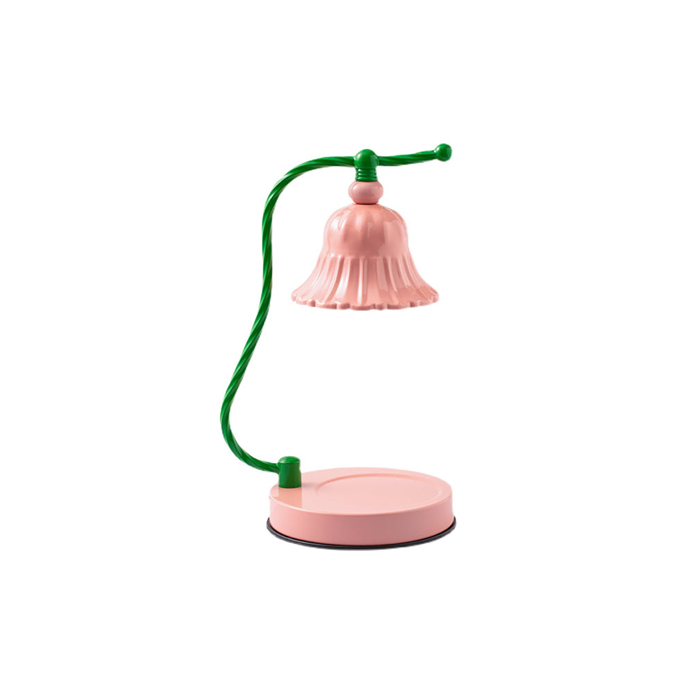 BloomAura – Charming Pink Glass Table Lamp