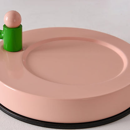 BloomAura – Charming Pink Glass Table Lamp